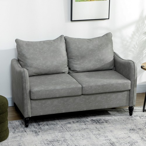 Homcom two seater sofa modern - two-seater, sofa,