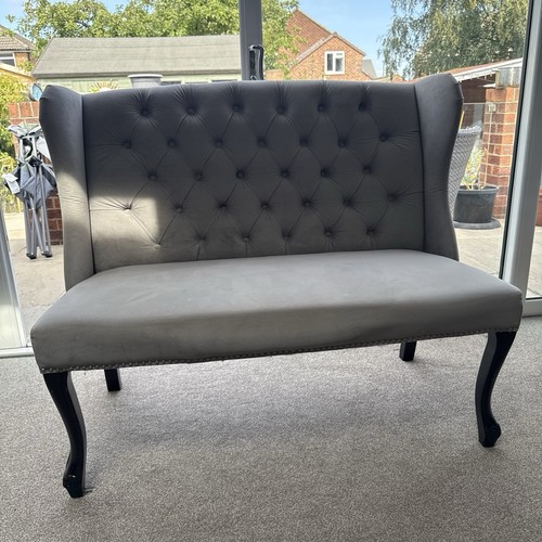 Lovely two seater - small, grey