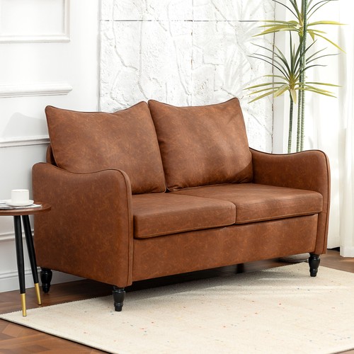 Homcom two seater sofa modern - two-seater, sofa,