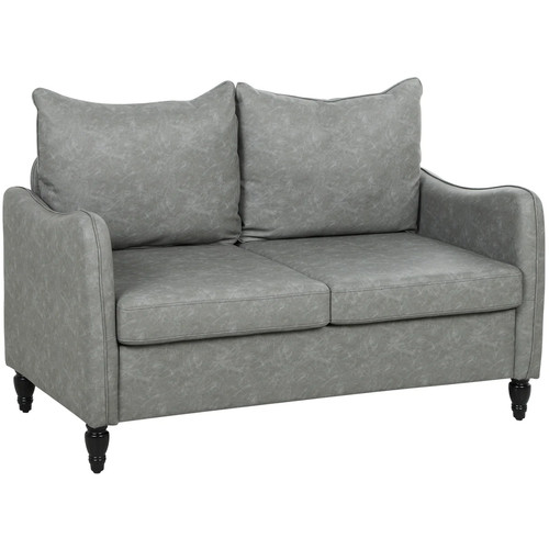 Homcom two seater sofa modern - homcom, two-seater