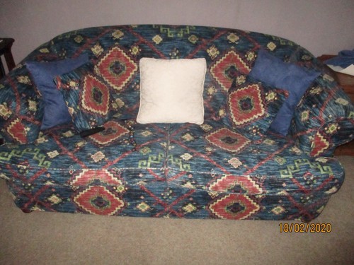 Two seater sofa bed - , operable