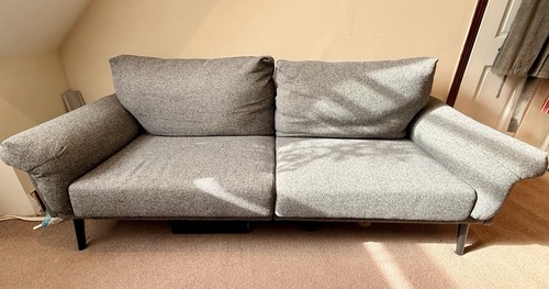 Grey two seater occasional - two-seater,