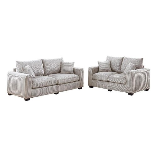 Jesica 2pc loveseat sofa set - jesica,