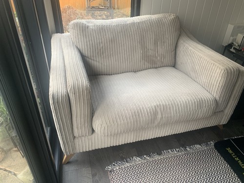 Beige two seater - two,