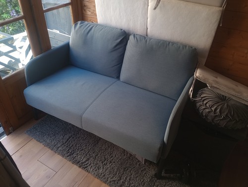 Small two seater blue - two,