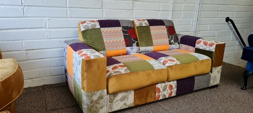 Two seater patchwork - patchwork, sofa